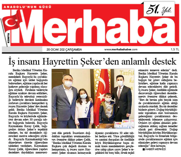 Meaningful Support to Students from Hayrettin Şeker
