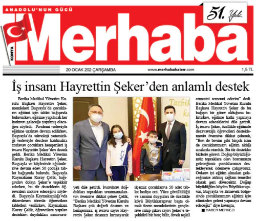 Meaningful Support to Students from Hayrettin Şeker